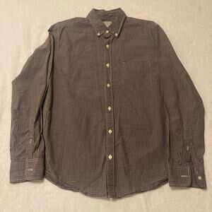 Tailored By J. Crew Quality Woven  Button Down Shirt Mens M